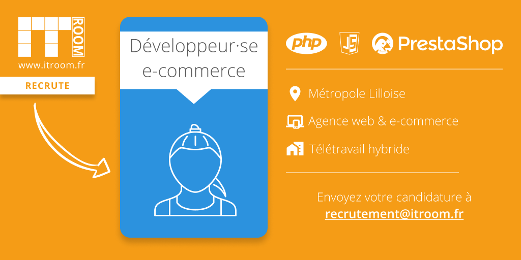Offre Développeur Web E-commerce (h/f) – Alternance